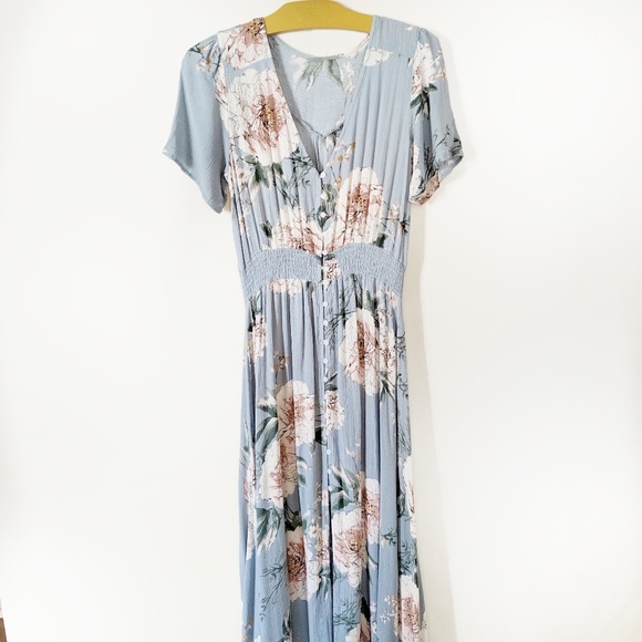 Milumia Dresses & Skirts - SOLD Milumia Floral Print Button Up Maxi Dress